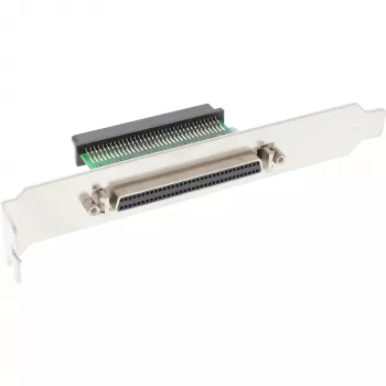 InLine 45550 chapa de slot SCSI III U320, conector fêmea HD68 para conector fêmea HD68