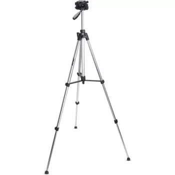 Tripé profissional InLine leve prateado capacidade de carga 5 kg altura 173 cm