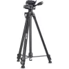 Tripé profissional InLine leve preto capacidade de carga 5 kg altura 173 cm