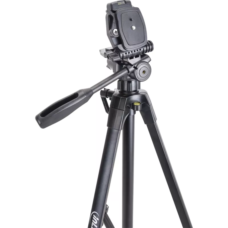 Tripé profissional InLine leve preto capacidade de carga 5 kg altura 173 cm