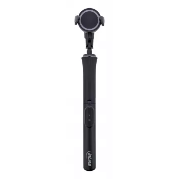 Tripé pau de selfie InLine 48091 com comando Bluetooth – suporte extensível para smartphone