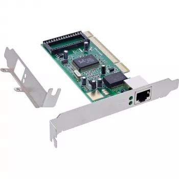 Adaptador Gigabit Ethernet PCI InLine 1x RJ45 interface anfitriã PCI