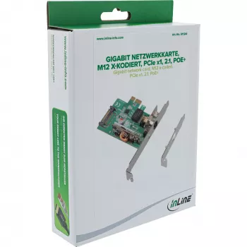 Placa de rede InLine 51124I interna 2500 Mbit/s PCI Express com fios
