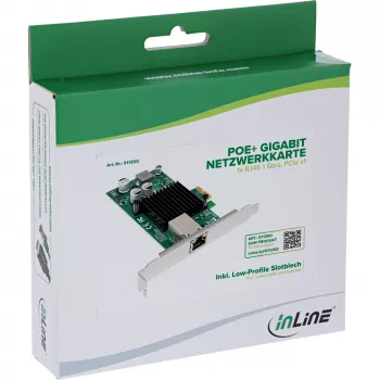 Placa de rede Ethernet interna InLine 51125O 1000 Mbit/s PCI Express