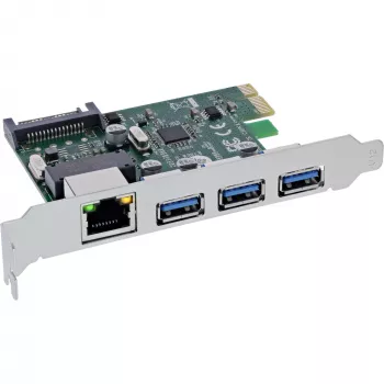Placa de rede InLine 51125R Ethernet 1000 Mbit/s PCI Express