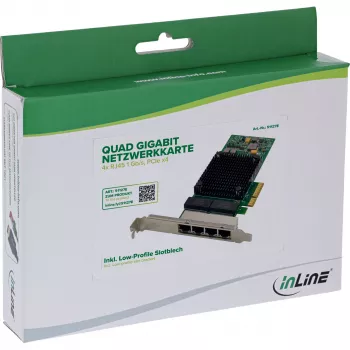 Placa de rede Ethernet interna InLine 51127E 1000 Mbit/s PCI Express