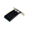 Placa de rede Dual 10-Gigabit InLine, 2x RJ45 10Gb/s, PCIe x8, incl. suporte LP
