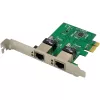 Placa de rede InLine 51128K Dual Gigabit 2x RJ45 PCIe x1