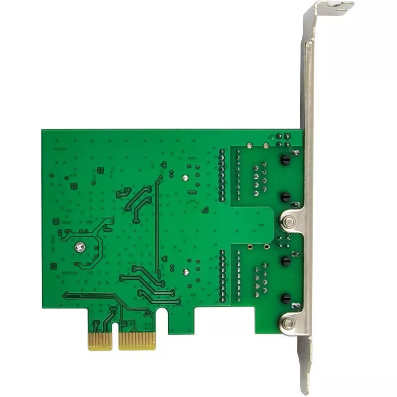 Placa de rede InLine 51128K Dual Gigabit 2x RJ45 PCIe x1