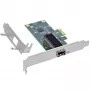 Placa de rede Gigabit InLine, 1x SFP, PCIe x1, incl. chapa low-profile