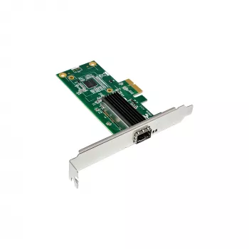 Placa de rede Gigabit InLine, 1x SFP, PCIe x1, incl. chapa low-profile