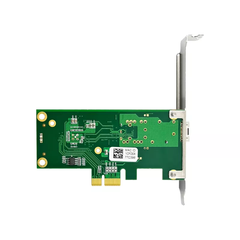 Placa de rede Gigabit InLine, 1x SFP, PCIe x1, incl. chapa low-profile