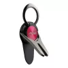 Suporte de automóvel 3-em-1 para smartphone InLine, suporte, anel para dedo, vermelho