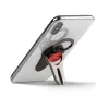Suporte de automóvel 3-em-1 para smartphone InLine, suporte, anel para dedo, vermelho
