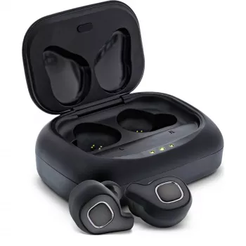 InLine PURE Air TWS, auscultadores in-ear Bluetooth com estojo Qi e powerbank