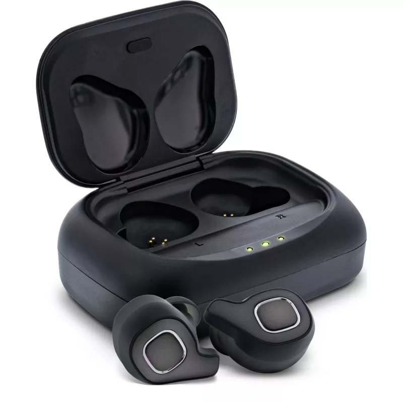 InLine PURE Air TWS, auscultadores in-ear Bluetooth com estojo Qi e powerbank
