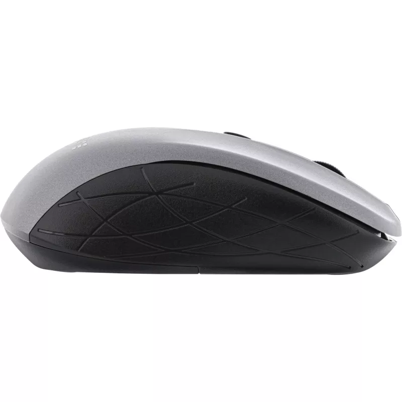 Rato InLine 3-em-1, Bluetooth + 2x 2,4 GHz, 5 botões, ótico, cinzento/preto