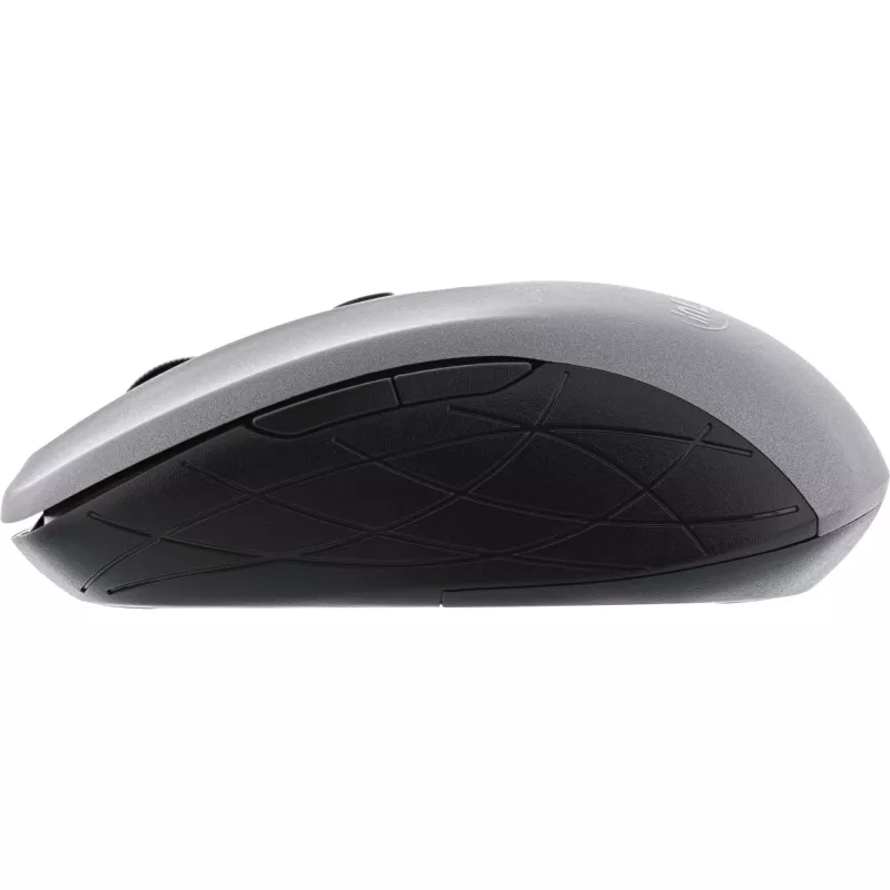 Rato InLine 3-em-1, Bluetooth + 2x 2,4 GHz, 5 botões, ótico, cinzento/preto