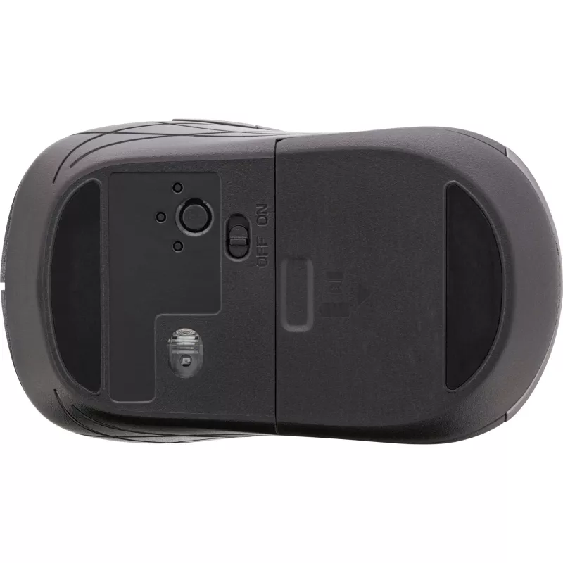 Rato InLine 3-em-1, Bluetooth + 2x 2,4 GHz, 5 botões, ótico, cinzento/preto