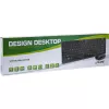 Conjunto de secretária InLine Design, USB 2,4 GHz, máx. 1600 dpi, preto, ALEMÃO