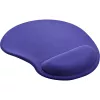Tapete de rato InLine, apoio de pulso em gel, 230 x 205 x 20 mm, azul