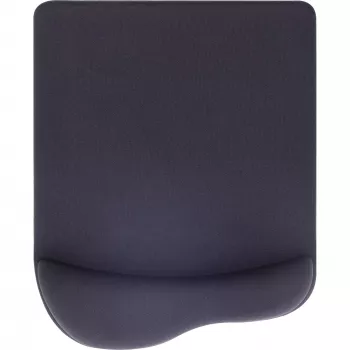 Tapete de rato InLine, apoio de pulso em gel, 235x185x25mm, preto