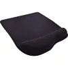 Tapete de rato InLine, apoio de pulso em gel, 235x185x25mm, preto