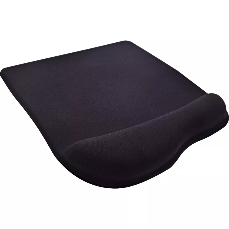 Tapete de rato InLine, apoio de pulso em gel, 235x185x25mm, preto
