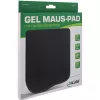 Tapete de rato InLine, apoio de pulso em gel, 235x185x25mm, preto