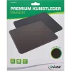 Tapete de rato InLine Premium pele PU 255x220x3mm castanho
