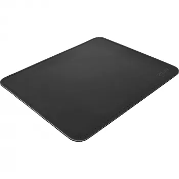 Tapete de rato InLine Premium pele PU preto, 255x220x3mm