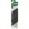 Tapete de rato InLine, tapete gaming macio, 350x260x3mm, preto
