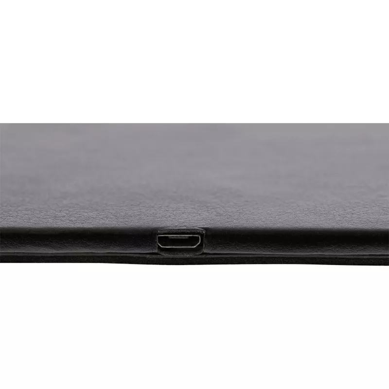 Tapete de rato InLine, carregamento sem fios, 370x225x7mm, preto