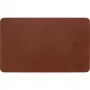 Tapete de rato InLine, carregamento sem fios, 370x225x7mm, castanho