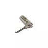 Cadeado de segurança para portátil InLine com combinação numérica 4,4 mm x 2 m