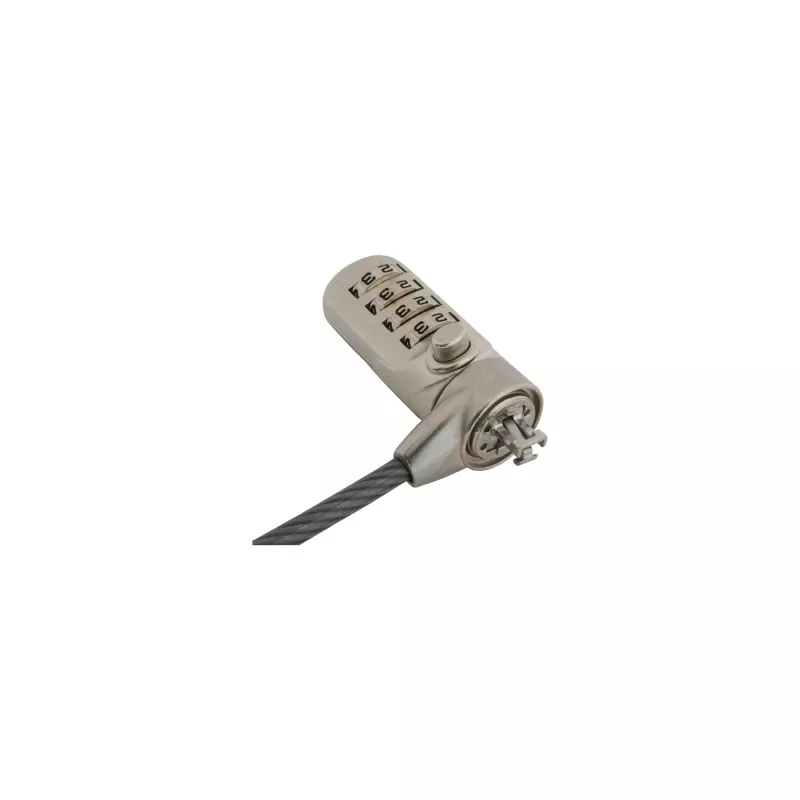 Cadeado de segurança para portátil InLine com combinação numérica 4,4 mm x 2 m