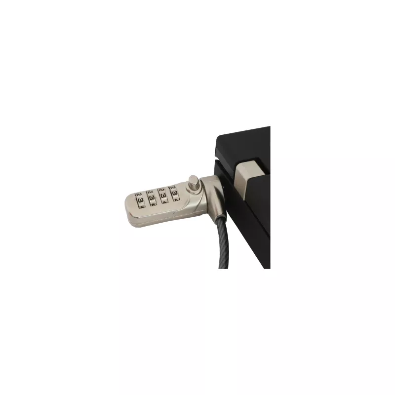 Cadeado de segurança para portátil InLine com combinação numérica 4,4 mm x 2 m