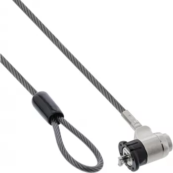 Cadeado de segurança para portátil InLine com chave 4,4mm x 2m