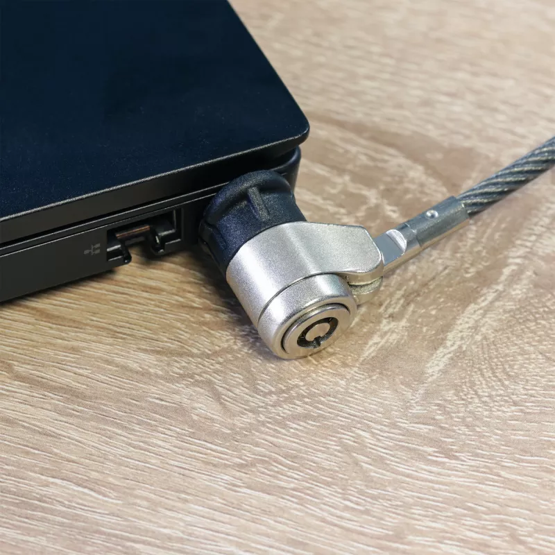 Cadeado de segurança para portátil InLine com chave 4,4mm x 2m