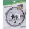 Cadeado de segurança para portátil InLine com chave 4,4mm x 2m
