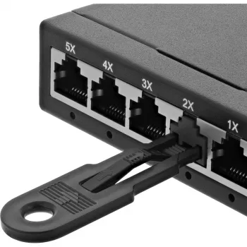 Bloqueador de porta RJ45 InLine, recarga de 20, preto