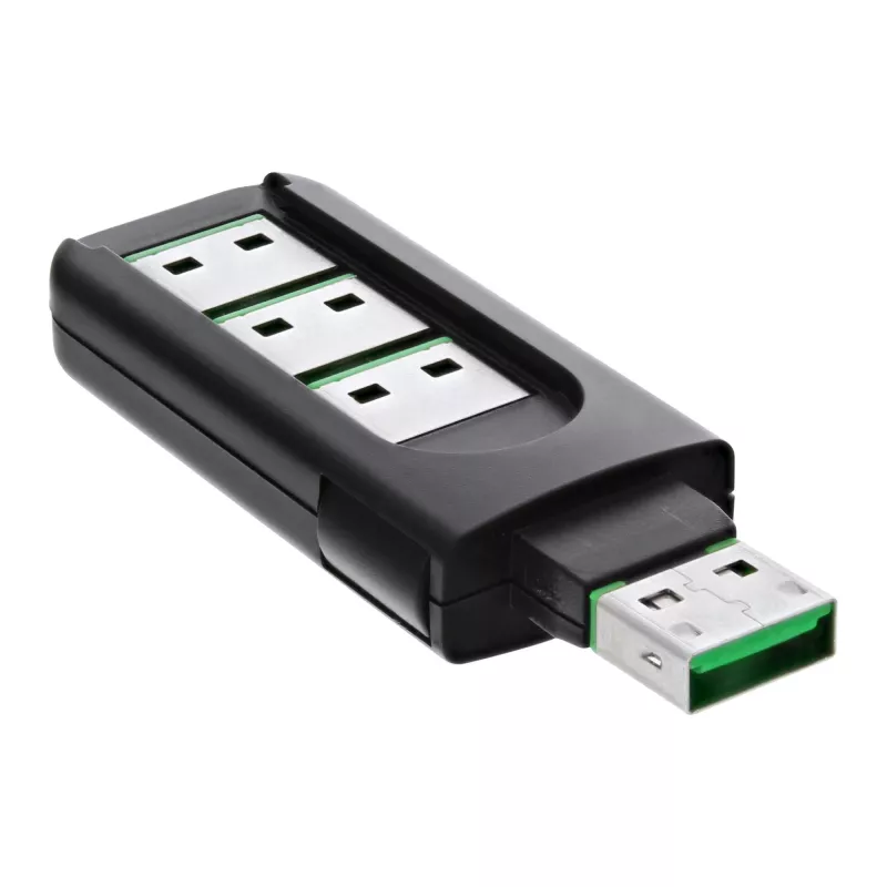 Bloqueador de porta USB InLine, bloqueador de 4 portas
