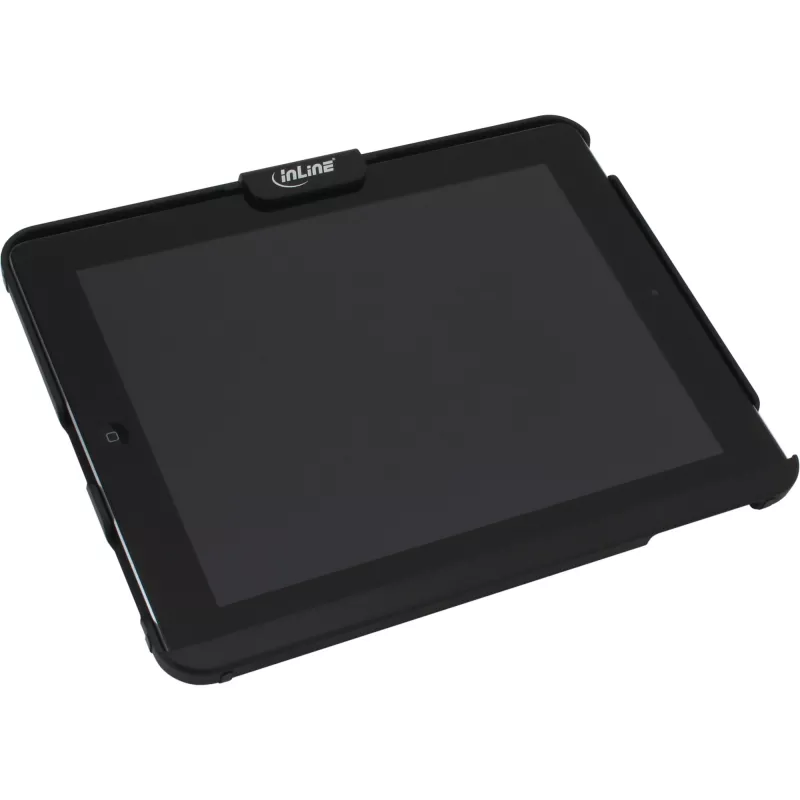 Suporte com estojo de segurança para iPad InLine com cadeado de segurança e chave 2 m