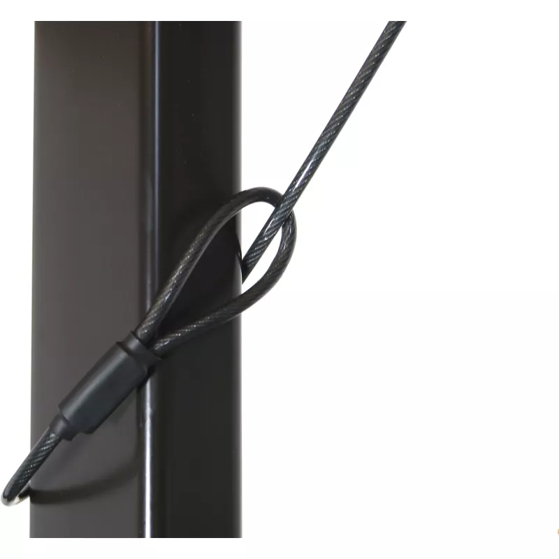 Suporte com estojo de segurança para iPad InLine com cadeado de segurança e chave 2 m