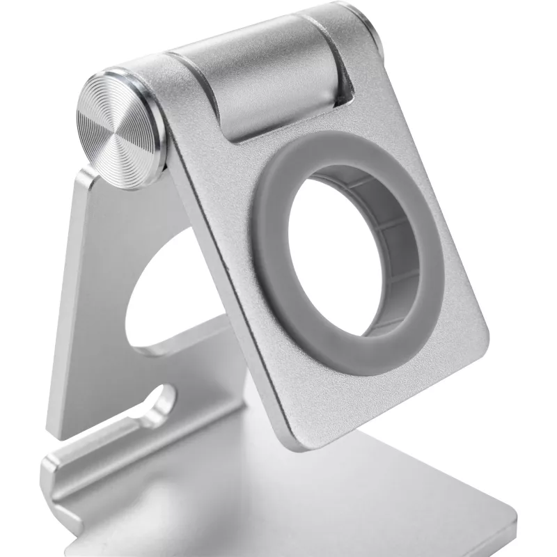Suporte InLine em alumínio para Apple Watch prateado