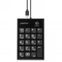 Perixx PERIPAD-202C teclado numérico USB-C com hub 2x USB-A preto (57161I)