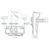 Misturadora de áudio ATEN MicLIVE 6-CH 6 canais 24 Bit 96 kHz