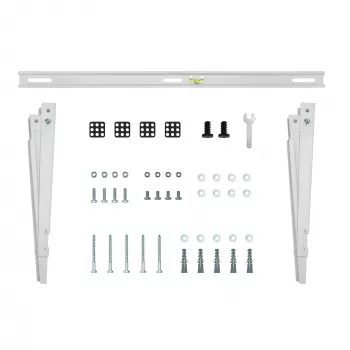 InLine 59998A Suporte para unidade exterior de ar condicionado split ou bomba de calor, branco