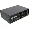 Comutador série manual InLine 4 portas RS232 Sub-D 9 pinos com fios