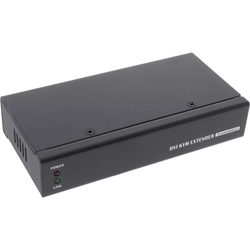 Extensor KVM DVI USB InLine sobre cabo TP com áudio até 50 m